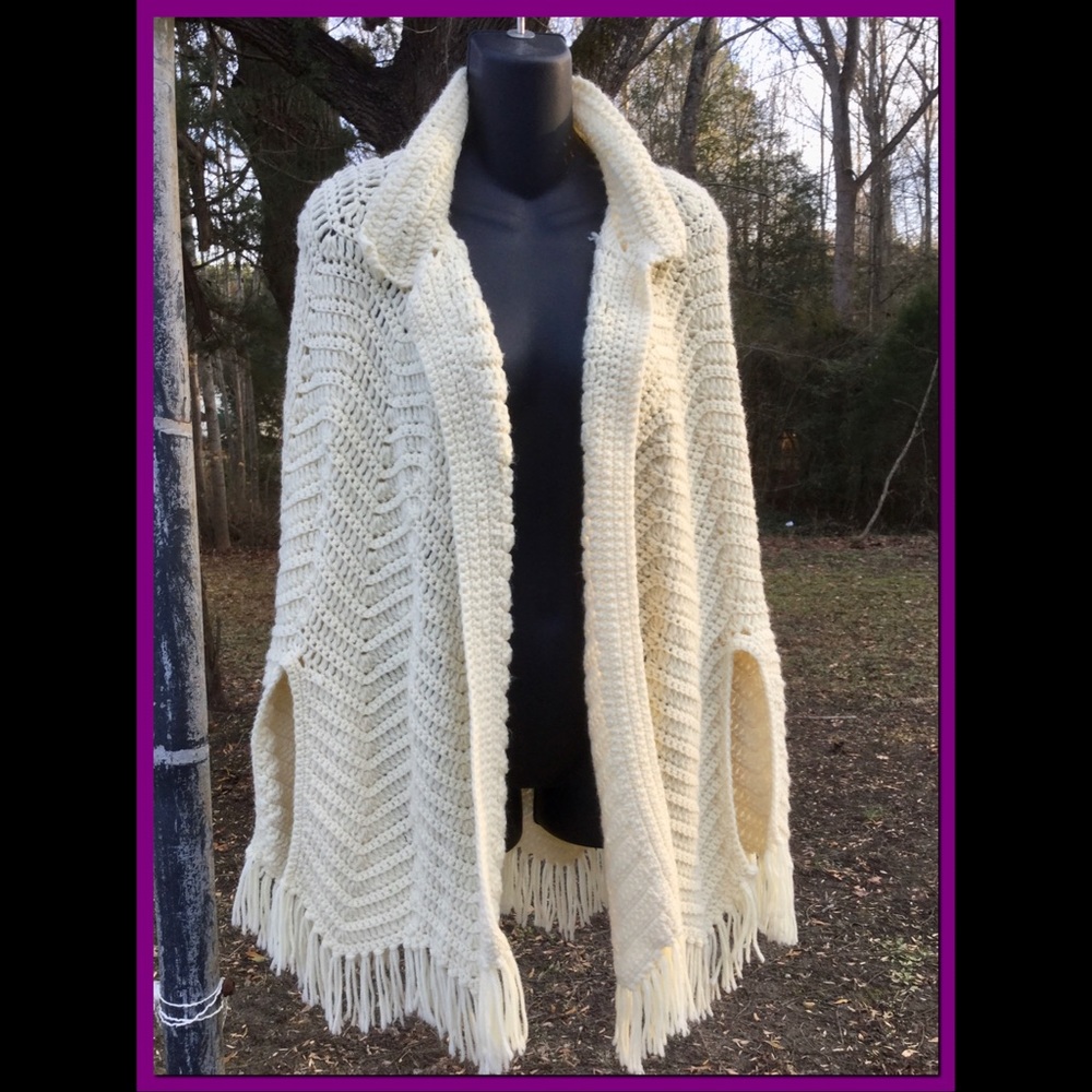 Crochet/Knitted Cape